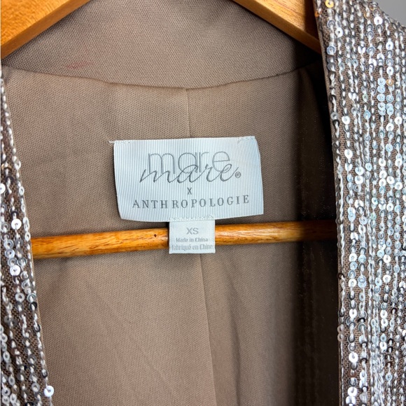 Elegant Silver Sequin Long Cardigan - Picture 6 of 11